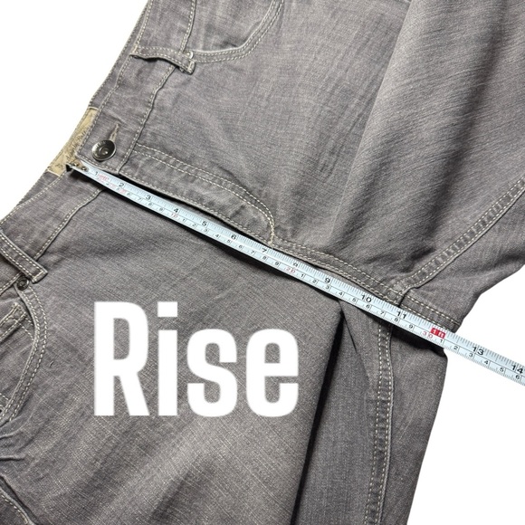 Ruff Hewn Classic Boot Cut Grey Wash denim jeans Womens 16 - Picture 11 of 12